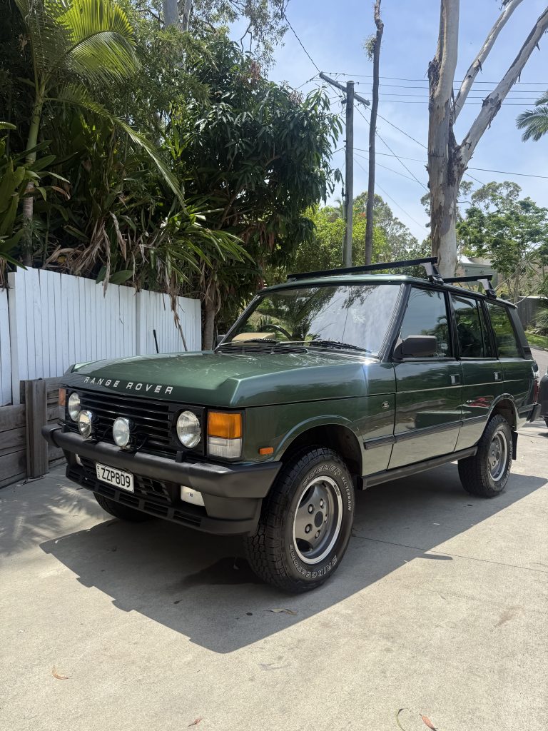 Classic green Range Rover after a detail by Paramount Detailing