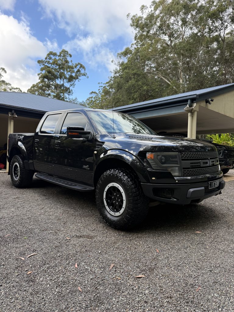 Black ute after a full detail