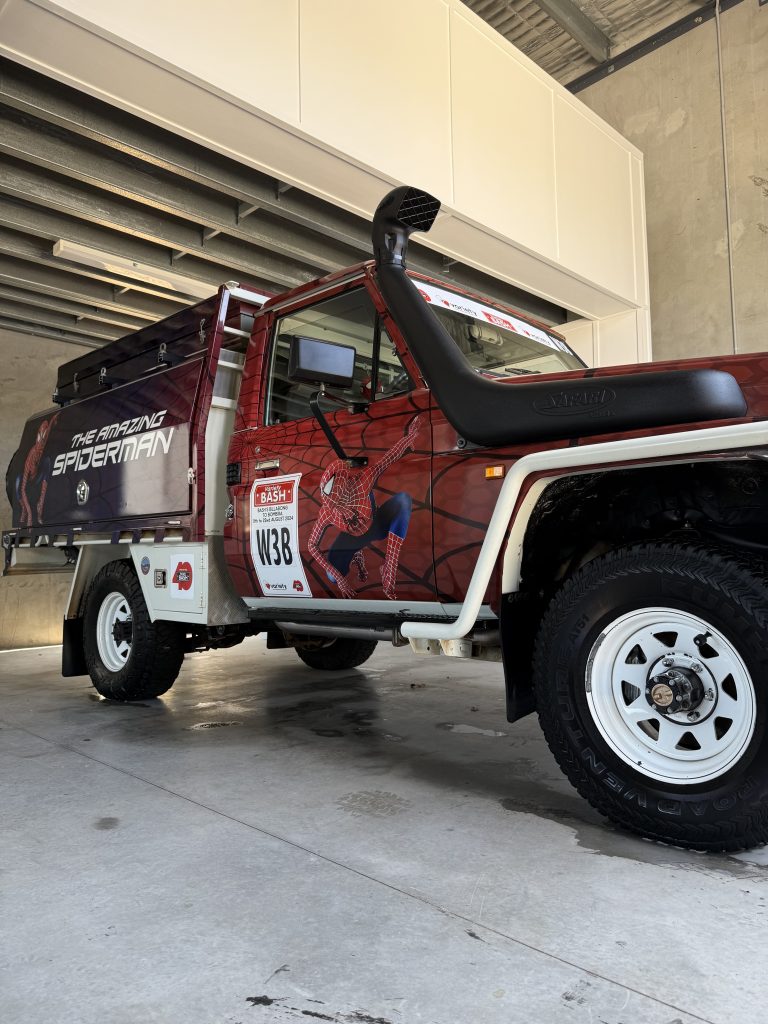 Variety Bash Toyota LandCruiser after a full detail removing ingrained red dirt